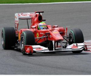 yapboz Felipe Massa - Ferrari - Spa-Francorchamps 2010
